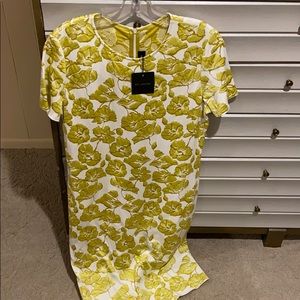 Gorgeous cream and gold St. John cocktail dress
